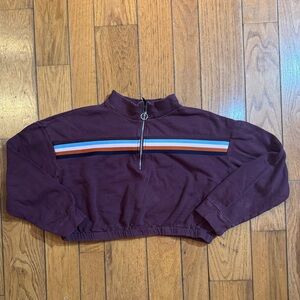 Wild Fable Maroon Pullover Cropped Style - Youth XL